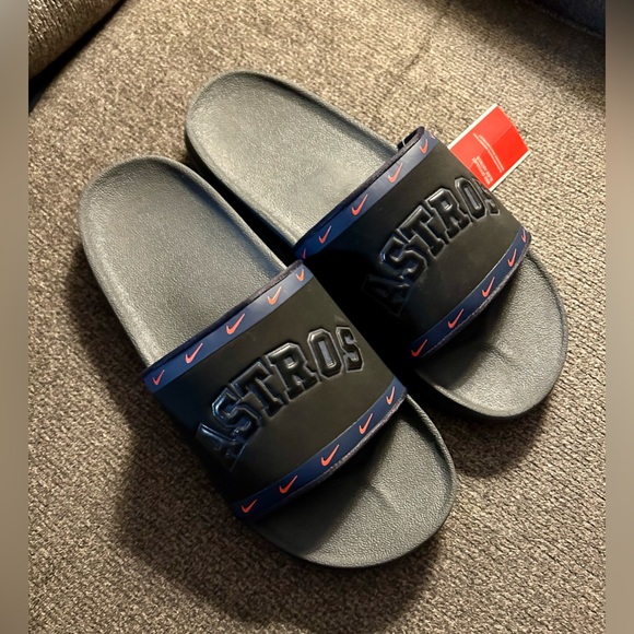 NWT Nike Astros Slides - Picture 1 of 4